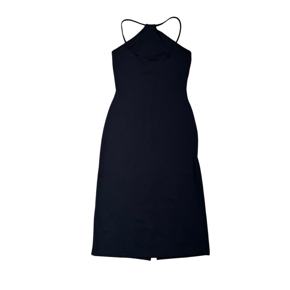 Women's Bodycon Halter Neck Midi Dress
